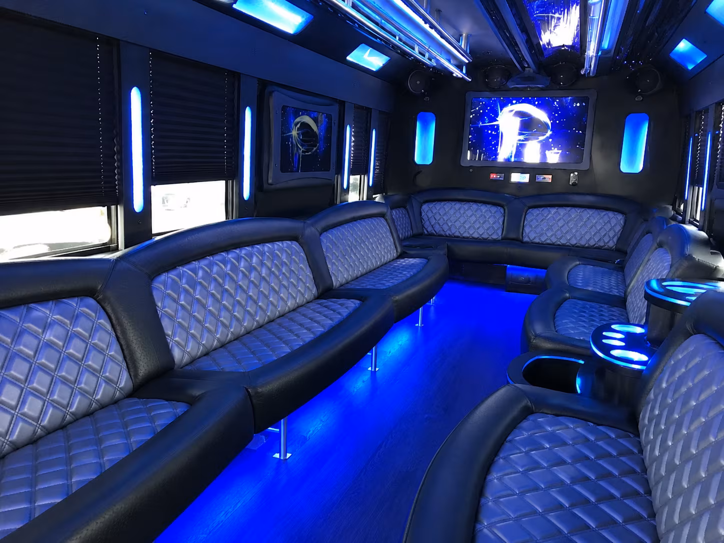hotel and resort airport shuttle buses along ocean avenue