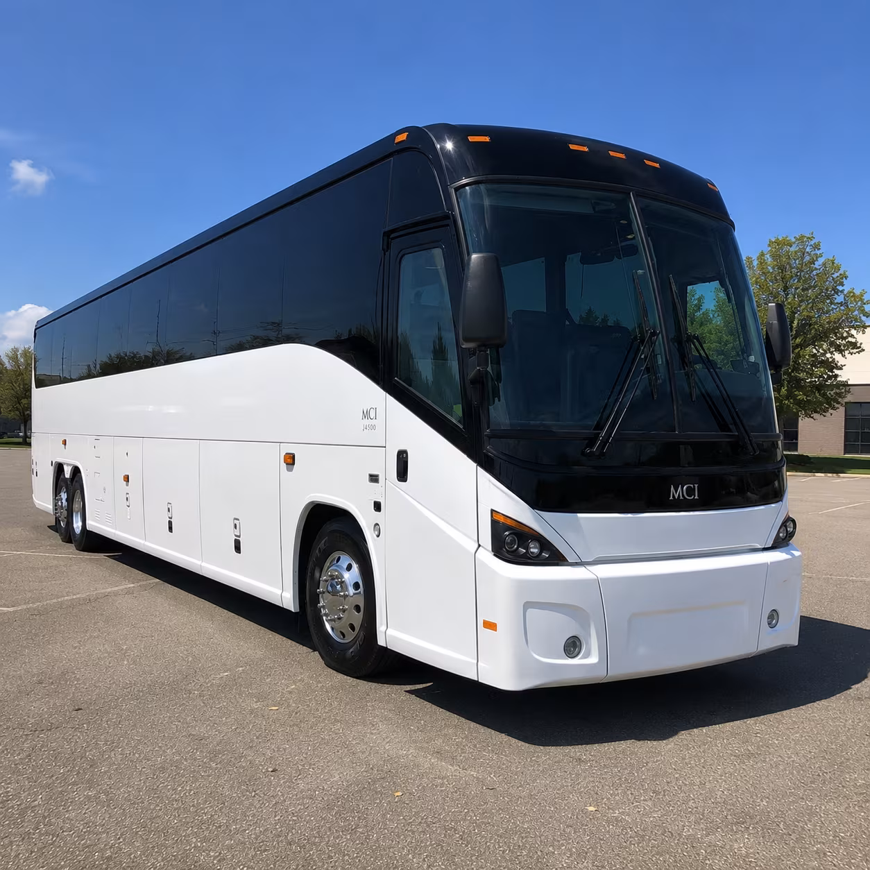 santa monica 45 passenger charter bus