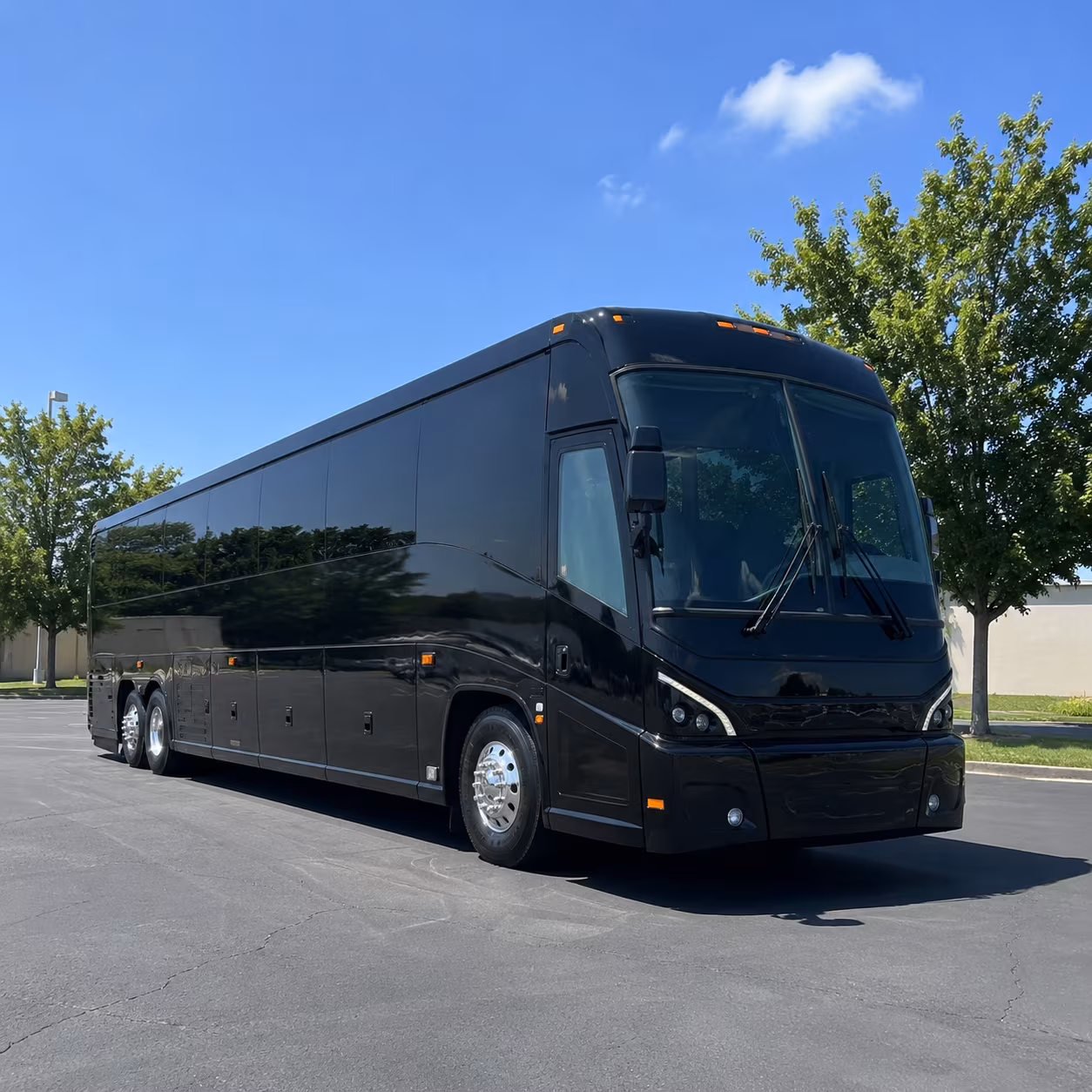 santa monica 56 passenger charter bus