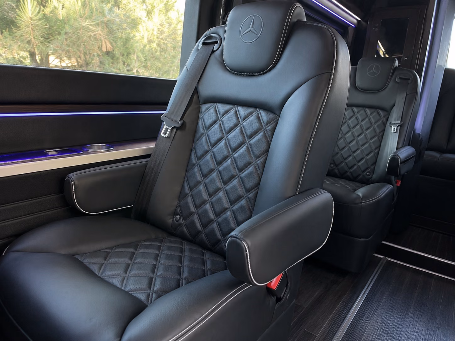 santa monica corporate transportation onboard seating
