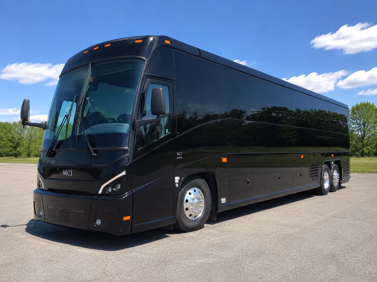 santa monica government military charter bus rental