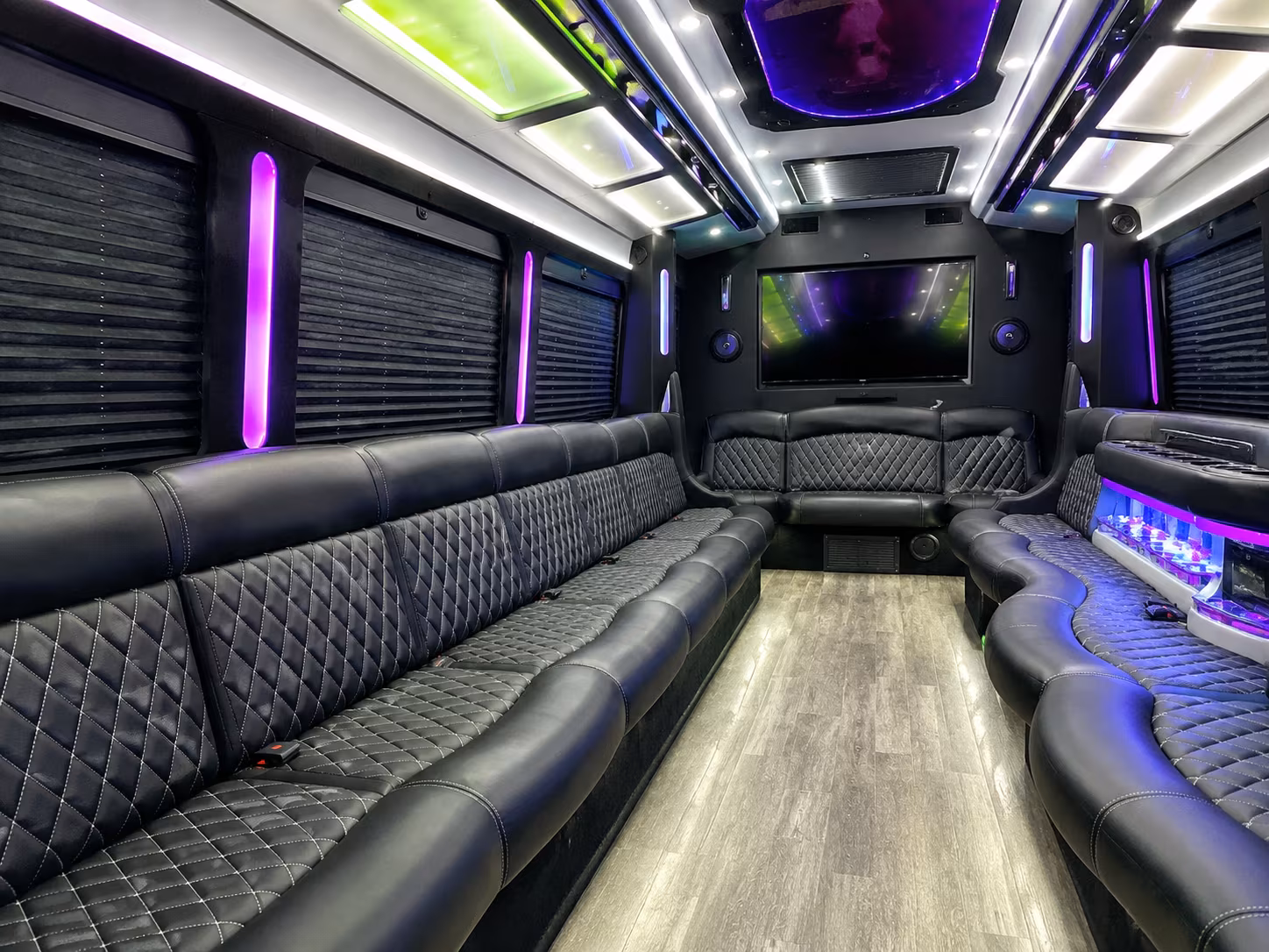 santa monica night out party bus rental
