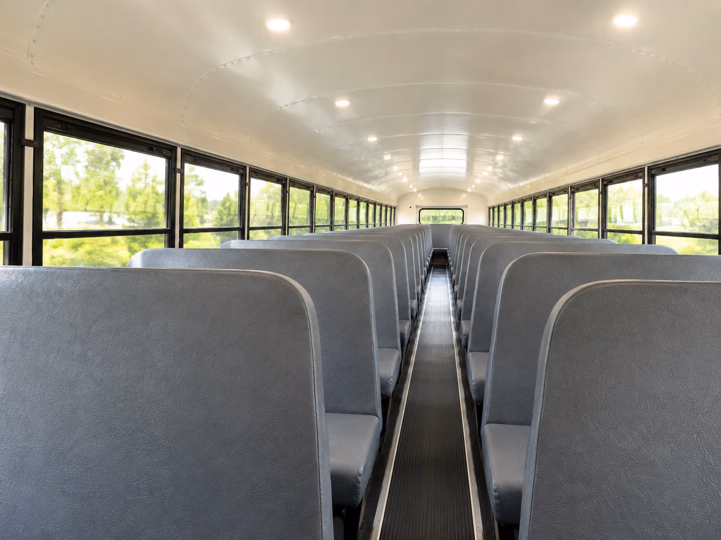 santa monica school bus interior