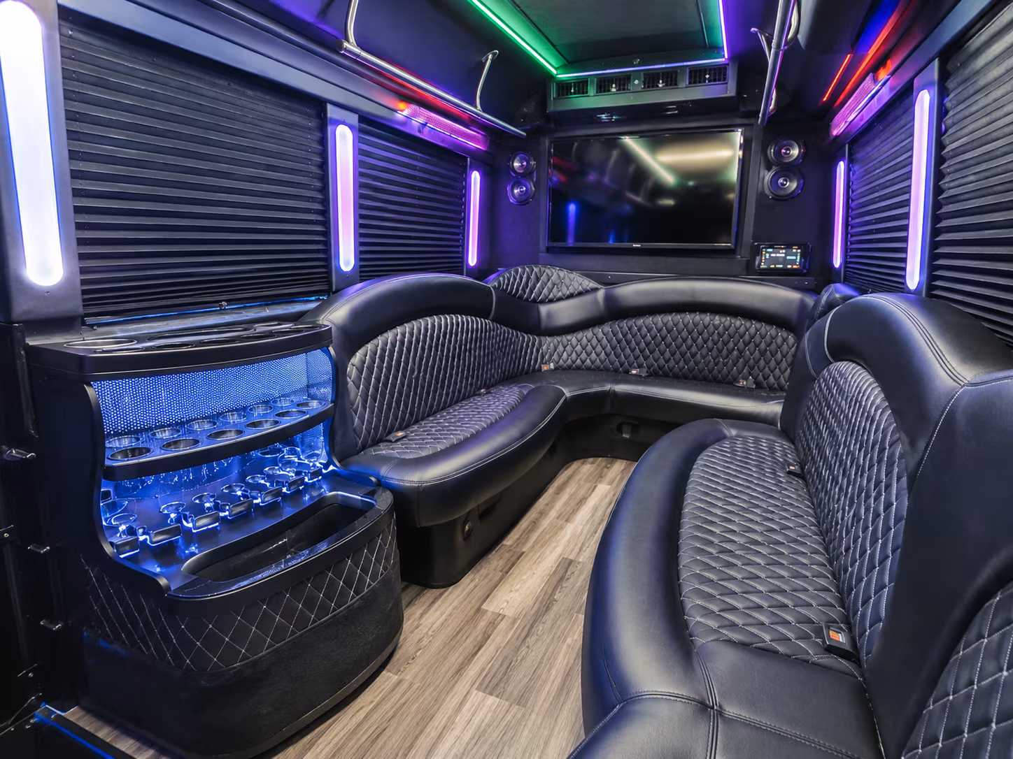 santa monica sporting event party bus rental