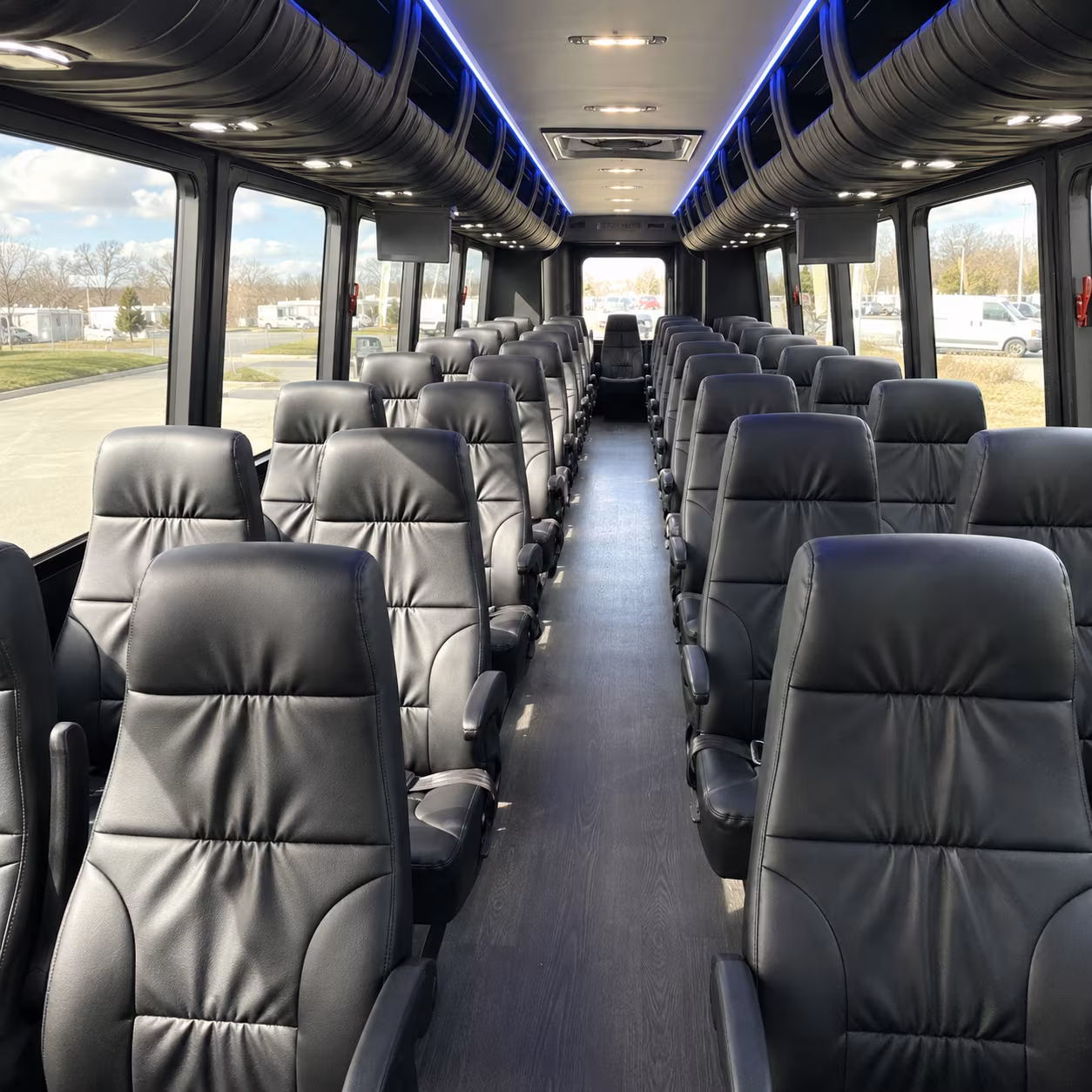 santa monica sporting event transportation onboard seating