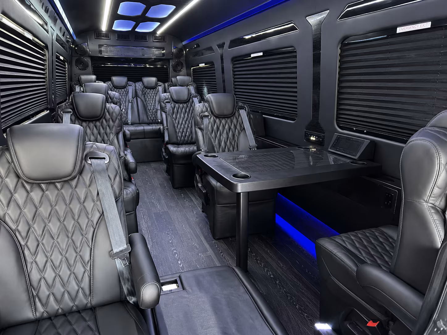 santa monica sprinter van with driver interior