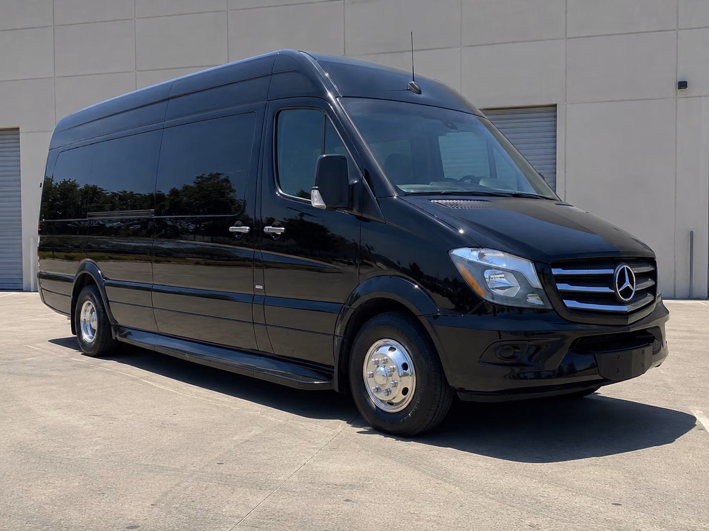 santa monica sprinter van with driver